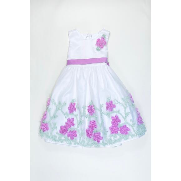 AMERICAN PRINCESS FLORAL DRESS SIZE 4T - Picture 1 of 4